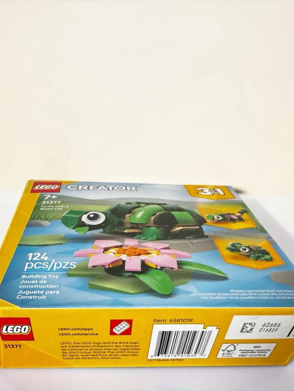 LEGO Creator 3 in 1 Animal Set Lot Tropical Toucan Turtle Water Lily New Sealed
